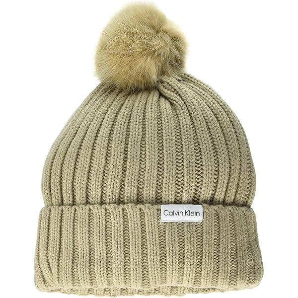 Calvin Klein Women's Muffler and Knit Hat 2 Piece Set (BLACK